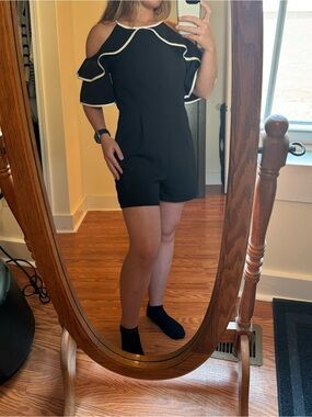 Black and White Romper